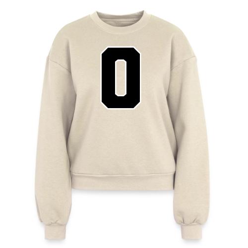 Varsity Letter O Collegiate Monogram - Women's Fleece Crewneck Sweatshirt