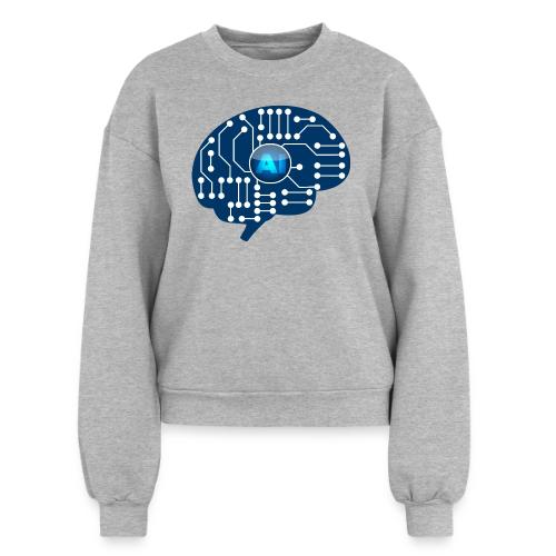 AI: Mind Wired - Women's Fleece Crewneck Sweatshirt