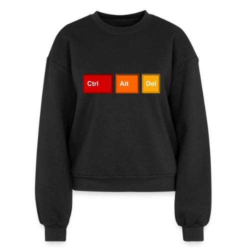 CTRL + ALT + DEL - Women's Fleece Crewneck Sweatshirt