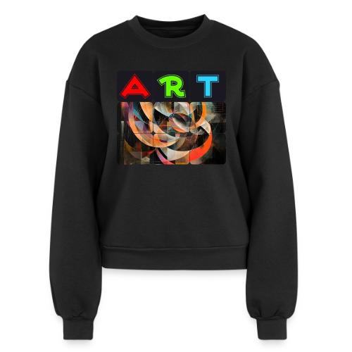 Fragments of Art - Women's Fleece Crewneck Sweatshirt