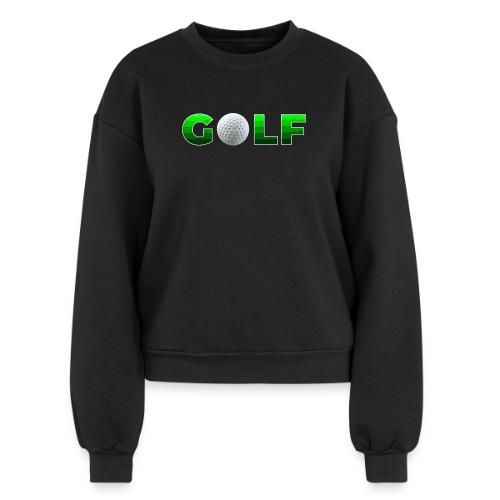 Golf Precision Wordmark - Women's Fleece Crewneck Sweatshirt
