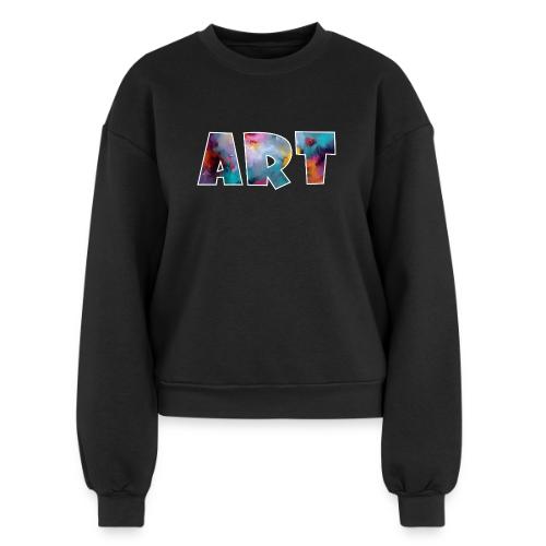 Art in Color - Women's Fleece Crewneck Sweatshirt