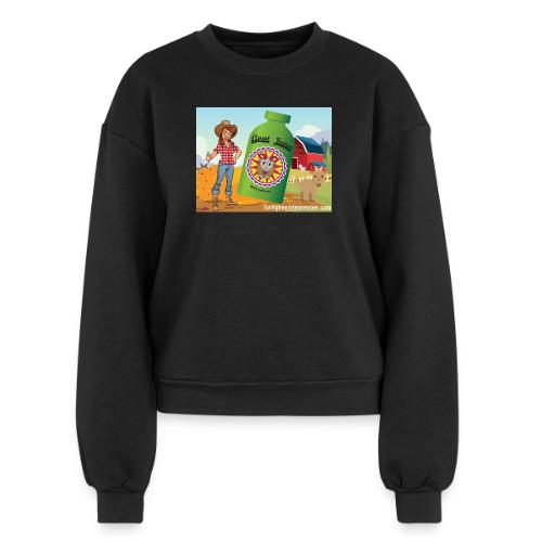 Nicole Sauce's Goat Juice - Women's Fleece Crewneck Sweatshirt