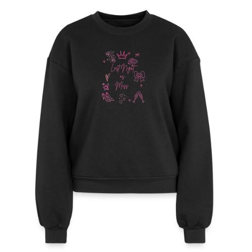 Last Night as Miss Bachelorette - Women's Fleece Crewneck Sweatshirt