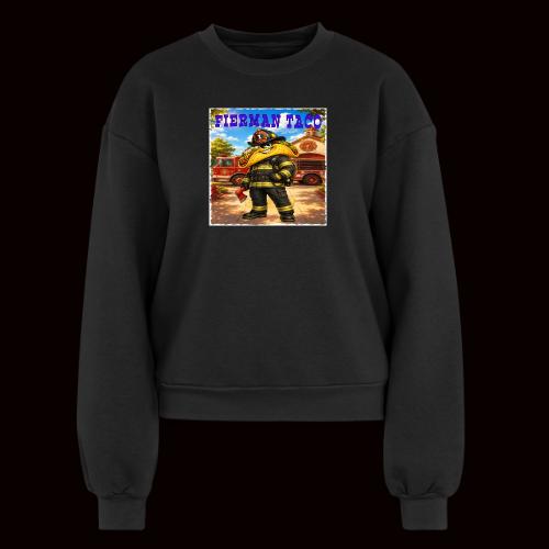 Fireman Taco - Women's Fleece Crewneck Sweatshirt