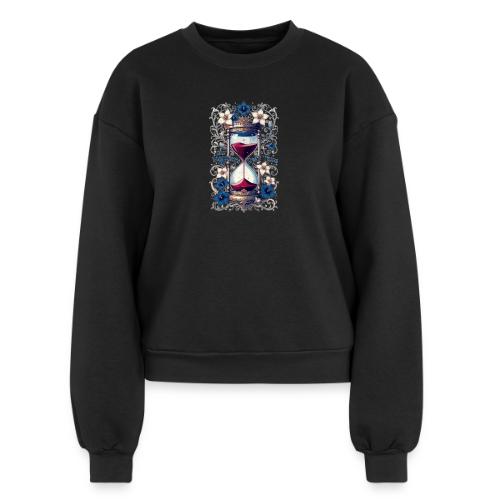 Our Moments Defy Time Hourglass Gifts T-Shirt - Women's Fleece Crewneck Sweatshirt