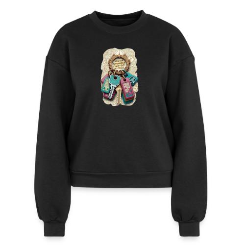 Minivan Commander T Shirt, Chauffeur of Chaos Mug - Women's Fleece Crewneck Sweatshirt