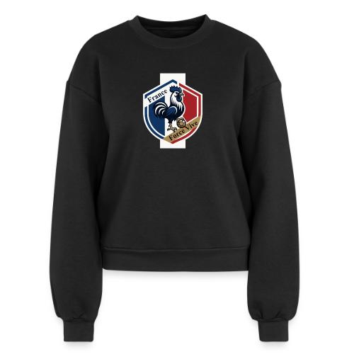 France Rooster T-Shirt, Bleu-Blanc-Rouge gift - Women's Fleece Crewneck Sweatshirt