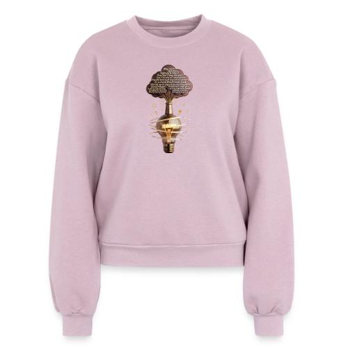 Dad Joke Generator T Shirt - Women's Fleece Crewneck Sweatshirt
