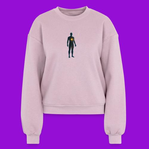 Glowing Chest Personl - Women's Fleece Crewneck Sweatshirt