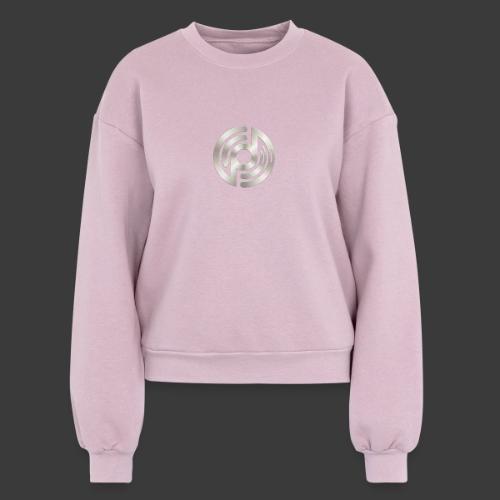 Open Musicians Collective Chrome Logo - Women's Fleece Crewneck Sweatshirt
