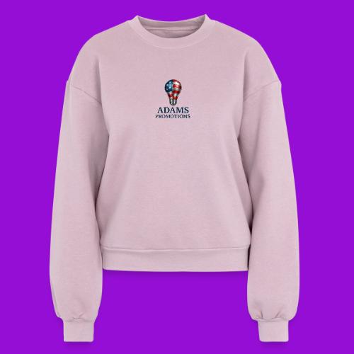 Adams promotions American flag metallic light bulb - Women's Fleece Crewneck Sweatshirt