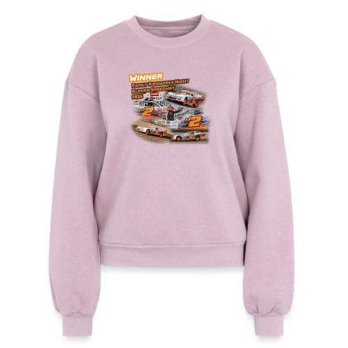 Rob Trent Eldora Speedway FFN#1 Design 2 - Women's Fleece Crewneck Sweatshirt