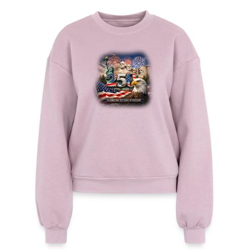 1776-2026 | Celebrating 250 Years of Freedom - Women's Fleece Crewneck Sweatshirt