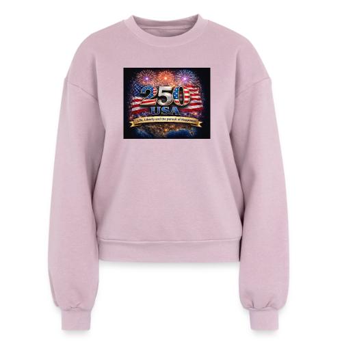 USA 250th Celebration - Women's Fleece Crewneck Sweatshirt