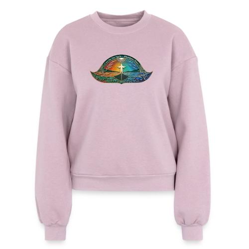 Easter Cast the Net Again T Shirt, abundance Gift - Women's Fleece Crewneck Sweatshirt