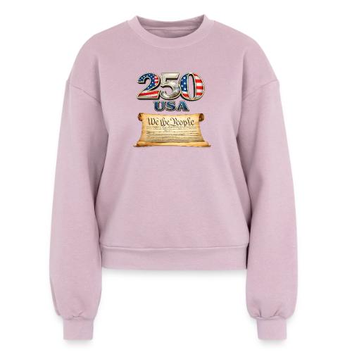 250th anniversary celebration of America - Women's Fleece Crewneck Sweatshirt