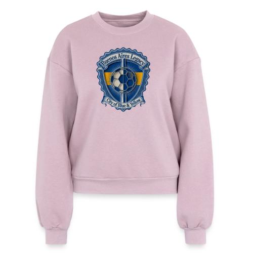 Buenos Aires Legacy T Shirt, Soccer City Pride Gif - Women's Fleece Crewneck Sweatshirt