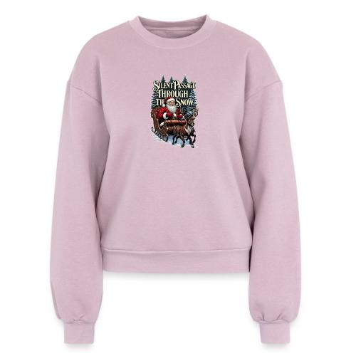 Nostalgic Santa T-Shirt - Women's Fleece Crewneck Sweatshirt