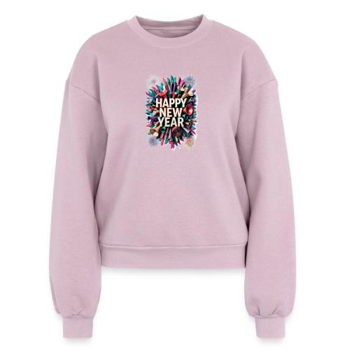 New Year's Party Horn T-Shirt - Women's Fleece Crewneck Sweatshirt