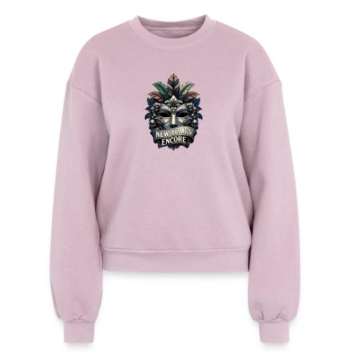 Masquerade Mask T-Shirt - Women's Fleece Crewneck Sweatshirt