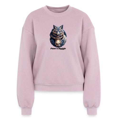 Hygge Ember Fox T-Shirt - Women's Fleece Crewneck Sweatshirt