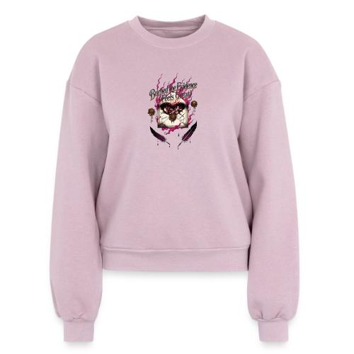 Burned the Evidence Feels Great T-Shirt - Women's Fleece Crewneck Sweatshirt