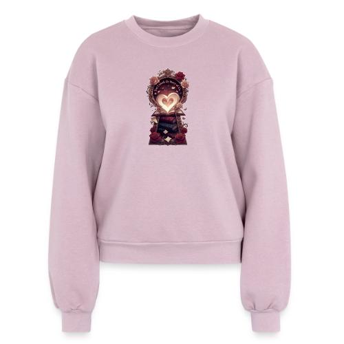 You Unlock the Story of Us Library Gifts T-Shirts - Women's Fleece Crewneck Sweatshirt