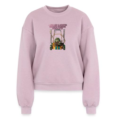 Lawn Care Gladiator T Shirt - Women's Fleece Crewneck Sweatshirt