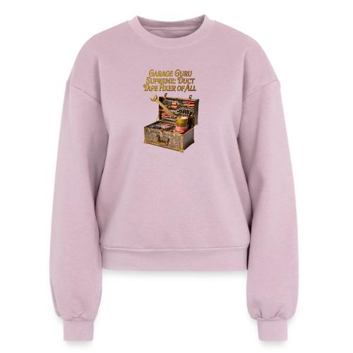Garage Guru T Shirt - Women's Fleece Crewneck Sweatshirt