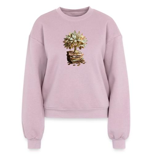 Dad Tax Collector T Shirt - Women's Fleece Crewneck Sweatshirt