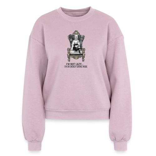 Remote Throne Procrastinator T Shirt, Dad Gift - Women's Fleece Crewneck Sweatshirt