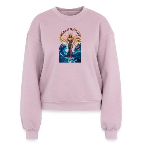 Women’s Day Tidal Sovereign T Shirt, Gift for Wife - Women's Fleece Crewneck Sweatshirt