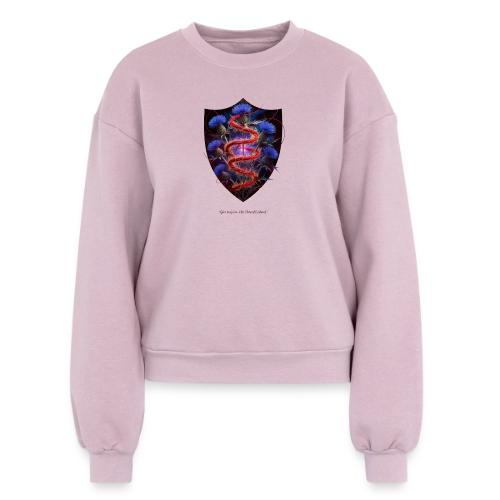 Women’s Day Crimson Thread Matriarch T Shirt, Gift - Women's Fleece Crewneck Sweatshirt