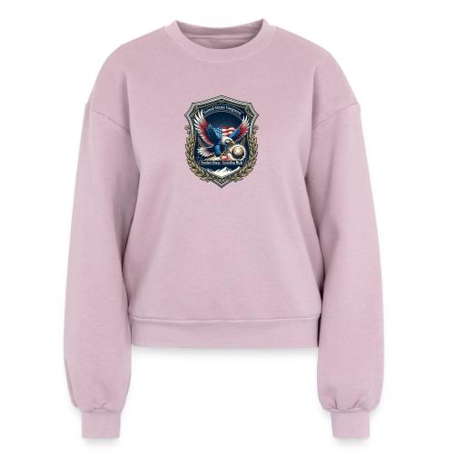 USA Eagle Vanguard T-Shirt,American Flag PrideGift - Women's Fleece Crewneck Sweatshirt
