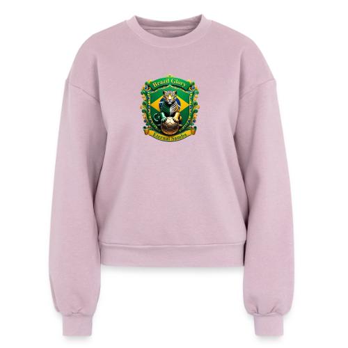Brazil Jaguar Glory Tee, Brazilian Pride Gift - Women's Fleece Crewneck Sweatshirt