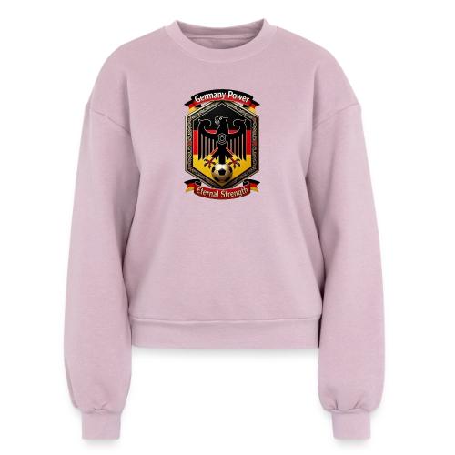 Germany Eagle Power T-Shirt, Flag Pride Gift - Women's Fleece Crewneck Sweatshirt