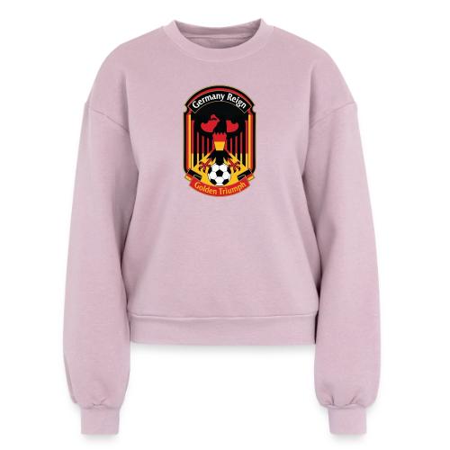 Germany Eagle Reign T-Shirt, German Flag Gift - Women's Fleece Crewneck Sweatshirt