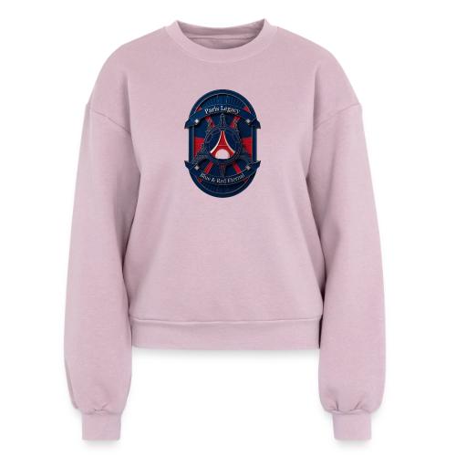 Paris Pride Heritage T Shirt, Soccer Fan Gift - Women's Fleece Crewneck Sweatshirt