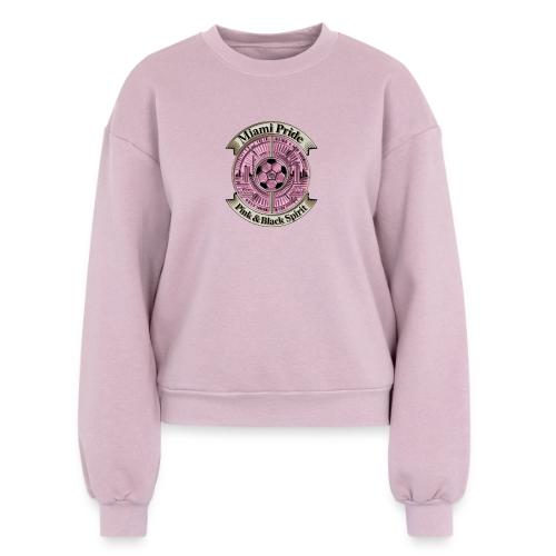 Miami Pride T Shirt, Soccer City Pride Gift - Women's Fleece Crewneck Sweatshirt