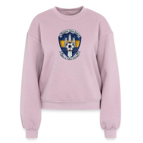 Buenos Aires Icon T Shirt, Soccer City Pride Gift - Women's Fleece Crewneck Sweatshirt