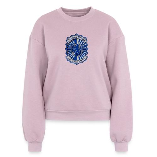 Chelsea Blue Bridge T Shirt, Soccer Fan Gift - Women's Fleece Crewneck Sweatshirt