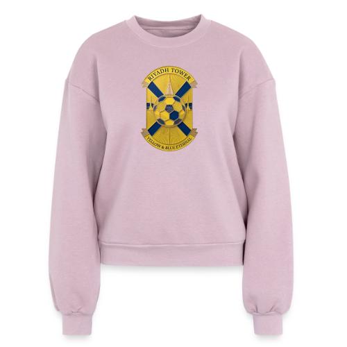 Riyadh Tower T Shirt, Football City Pride Gift - Women's Fleece Crewneck Sweatshirt