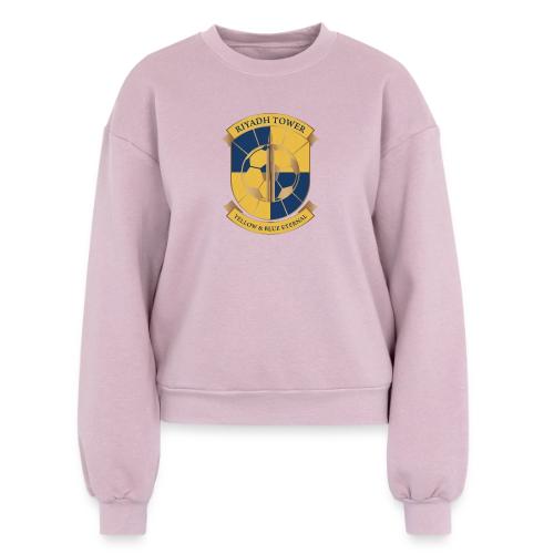 Riyadh Tower Premium T Shirt, Football Pride Gift - Women's Fleece Crewneck Sweatshirt