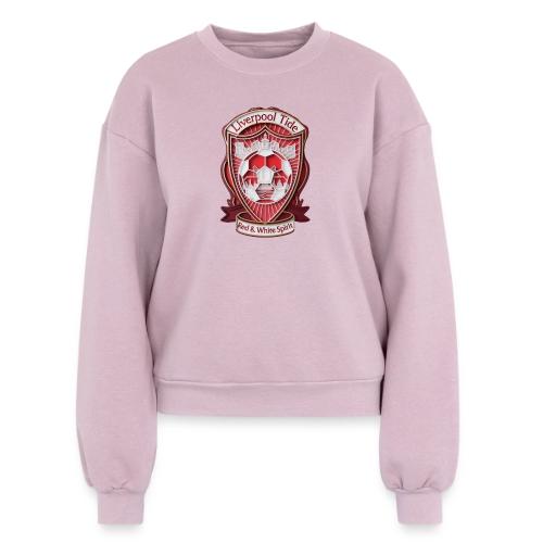 Liverpool Tide T Shirt, Soccer City Pride Gift - Women's Fleece Crewneck Sweatshirt