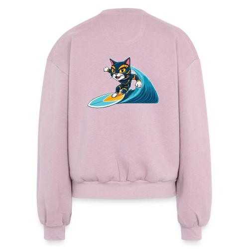 Wavecat Air - Women's Fleece Crewneck Sweatshirt