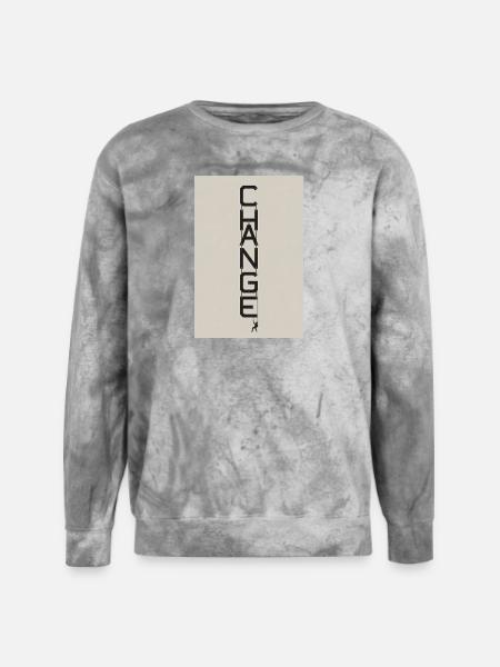Vertical Change Rope Art - Unisex Colorblast Crewneck Sweatshirt - smoke