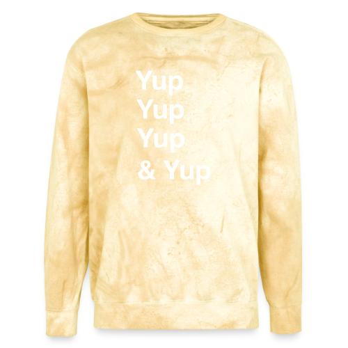 Yup, Yup, Yup & Yup - Unisex Colorblast Crewneck Sweatshirt