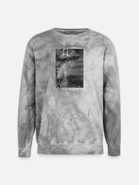Good Shepherd - Dark Image - Unisex Colorblast Crewneck Sweatshirt - smoke