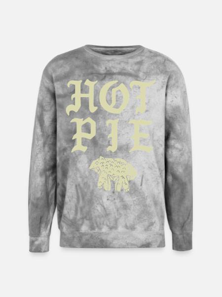 Hot Pie - Unisex Colorblast Crewneck Sweatshirt - smoke